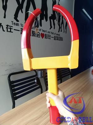 China Red painting adjustable width sold secure wheel clamp for motorcycle or SUV or Small Van for sale