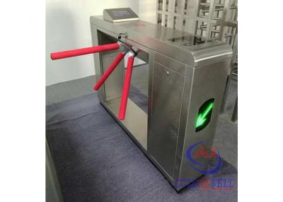 China App code scanner controlled rotary drop type three arm turnstile / rfid tripod gate for Subway restaurant entry for sale