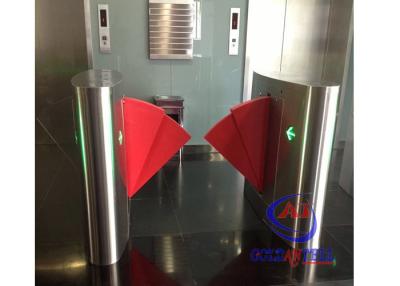 China 90CM width Sliding Card Double Wing access control barriers with automatic sensor for sale