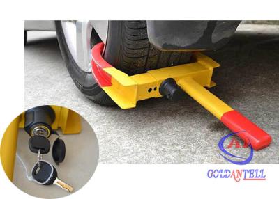 China Steel Thick 2.74mm Anti Theft Car Wheel Tyre Lock Clamp for sale