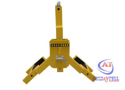 China Heavy Duty Wireless Parking Spot IP54 Tire Clamp Lock for sale