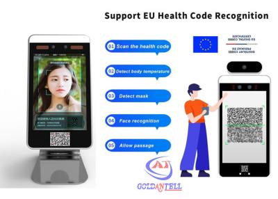 Chine Lecteur facial de Code QR de vert d'UE de tourniquet de reconnaissance d'Android de 8 pouces à vendre