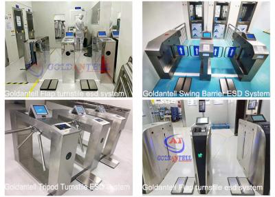 China Intelligent Indoor ESD Gate Built In Computer For Lab / Facotry for sale
