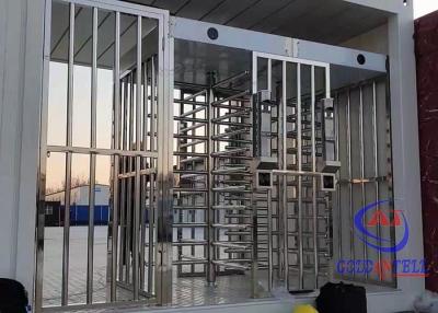 China Access Control Full Height Turnstile Gate Fingerprint QR Code RFID Security Barrier Gate for sale