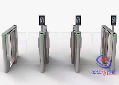China SUS304 Pedestrian Access Control Turnstile Gate With Face Recognition Terminal Linux Base for sale