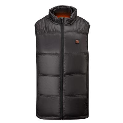 China Autumn Winter Heated Waistcoat Men Cotton USB 5v Infrared Women Outdoor for sale