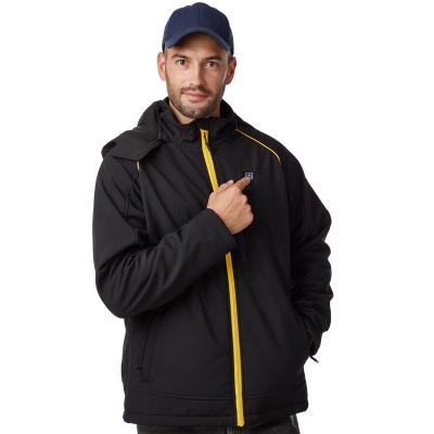 China Breathable Electric Jacket Mens Button Control Windproof for sale