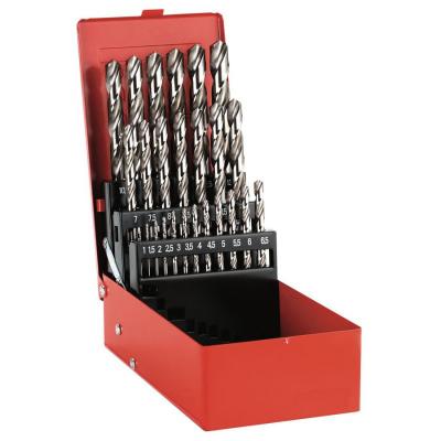 China 25PCS High Speed Steel Twist Drill Bits Set Bright Finished For Metal for sale