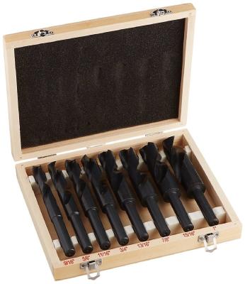 China Reduce Shank HSS Twist Drill Bit Kit 8 Piece For Metal Drilling Holes for sale