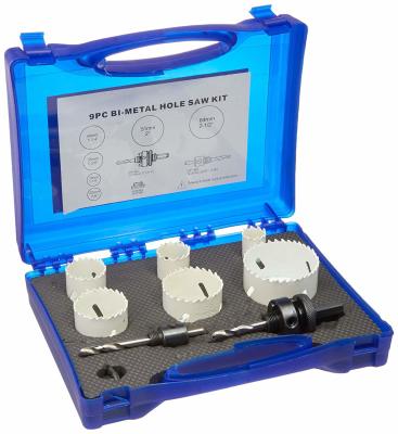 China Bi Metal HSS Hole Saw Set M3/M42 For Wood / Metal With Plastic Case Packing for sale