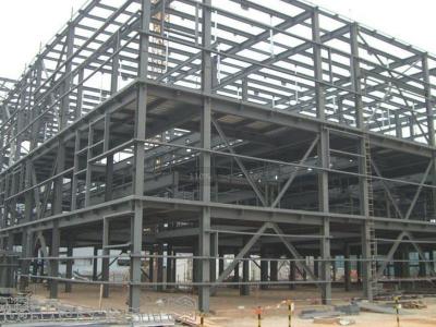 China Tres pisos encienden la construcción del marco de acero en venta