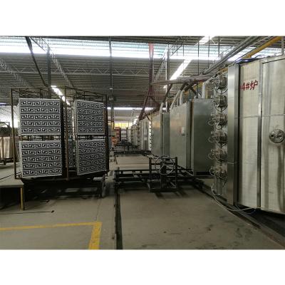 Κίνα Εύκολη χρυσή ασημένια PVD λεκανών πλυσίματος εμπορευμάτων λειτουργίας ανθεκτική κεραμική υγειονομική μηχανή κενού επιστρώματος Closestool προς πώληση