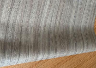 China Wood Texture Embossed PVC Membrane Film Furniture Decorative Door Vinyl Wrap for sale