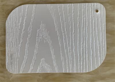 China White Wood Embossed PVC Decorative Film For Membrane Press Kitchen Doors for sale