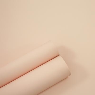 China Super Matte Pink Color PVC Membrane Foil In Roll For Kitchen Cabinet Doors for sale