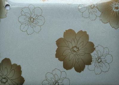 China Shiny Flower Printed Self Adhesive Pvc Film Suppliers For Cabinet Door for sale