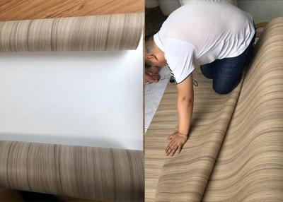 Chine Film en bois de PVC de grain de forces de défense principale pour la décoration d'intérieur de stratification de meubles à vendre