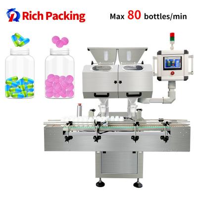 China Flip - Flop Capsule Automatic Counting Machine High Speed 20-80 Bottle / Min for sale
