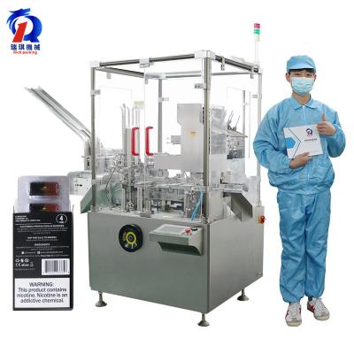 China RQ-ZH-120L Automatic Vertical E-Cigarette Cartoning Packing Machine for sale