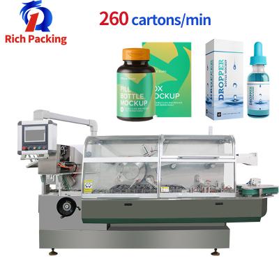 China Full Automatic Bottle Vial Box Carton Packing Cartoning Machine High Speed for sale