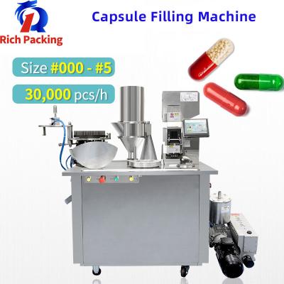 China Laboratorio semi automático de la máquina de rellenar del llenador de la cápsula de 30000 Pcs/H en venta