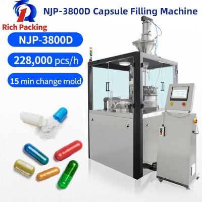 Chine Complètement automatique pharmaceutique de machine de remplissage de capsule de NJP-3800C à vendre