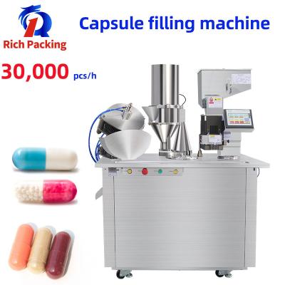 China Pharmaceutical Powder Hard Gelatin Semi Automatic Capsule Filling Machine for sale