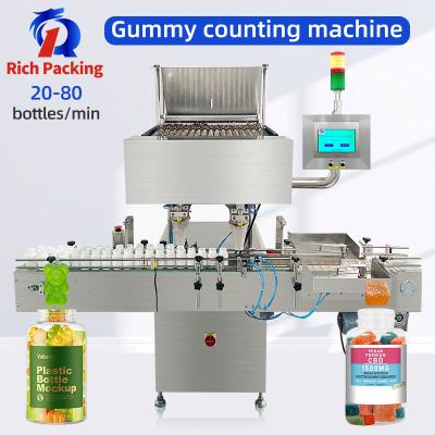 China Fully Automatic Electronic Soft Candy Tablet Bottling Counting Machine Counter for sale