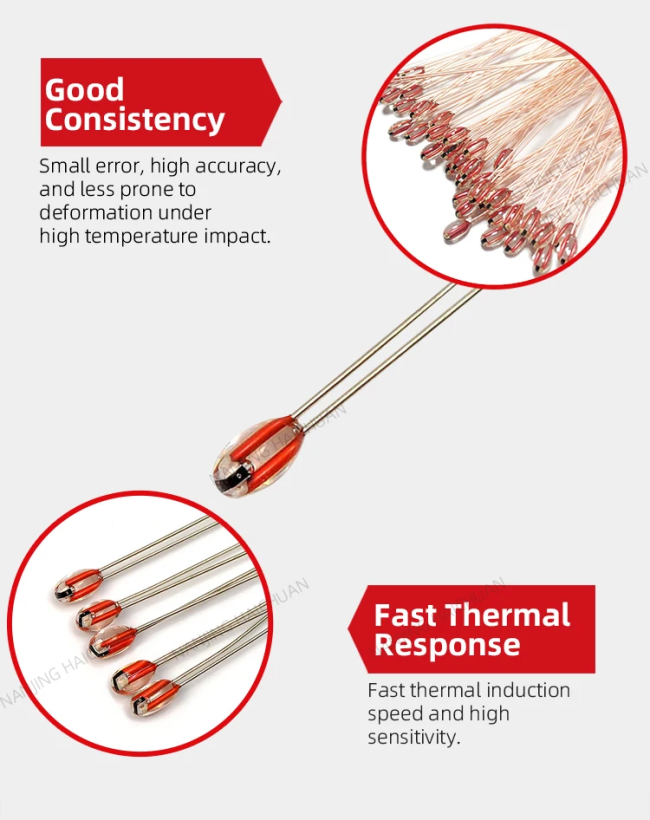 Technical specifications and construction details of NTC Thermistor