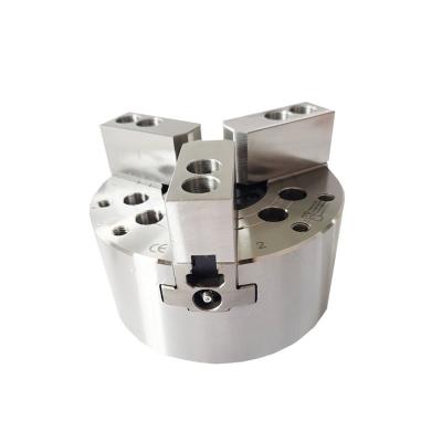 China Standard 3 Jaws Chuck Hydraulic Chuck For CNC Lathe Machine Cutting Metal Parts for sale