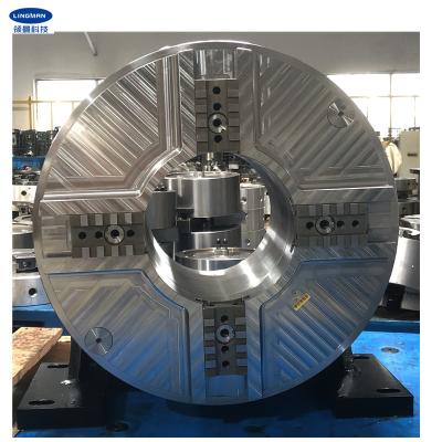 China 165MM 4 Jaw Power Chuck , CNC Lathe Chucks For Laser Pipe Cutter for sale