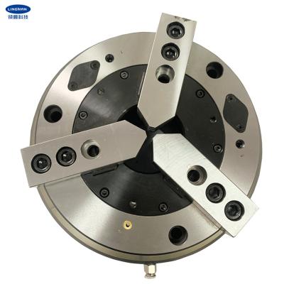 China High Speed Pneumatic Front Mount Chuck With Three Jaws for sale
