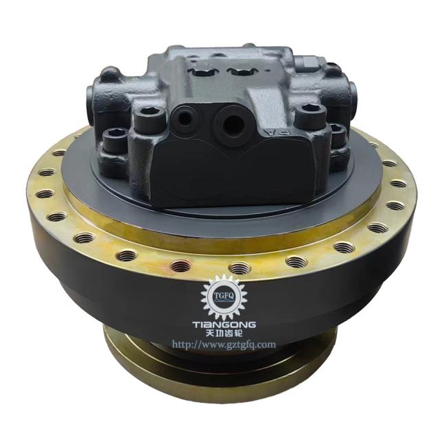 Travel motor component close-up