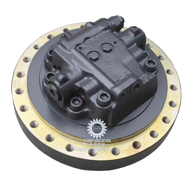 Travel motor assembly detailed view