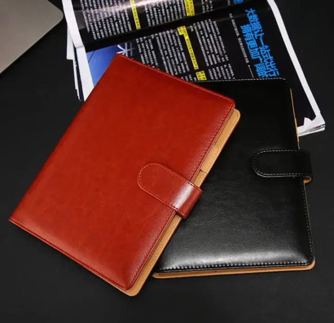 PU Leather Custom Organizer Planner Loose-Leaf Binder Diary