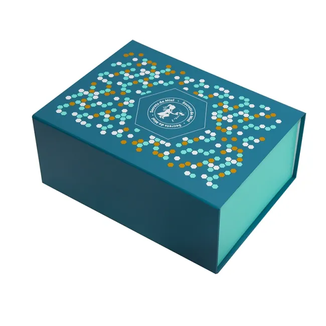 Custom A4 A5 Size High Quality Printing Cardboard Packaging Folding Paper Gift Box with Magnetic Carton Gift Rigid Perfume Colthing Gift Packaging