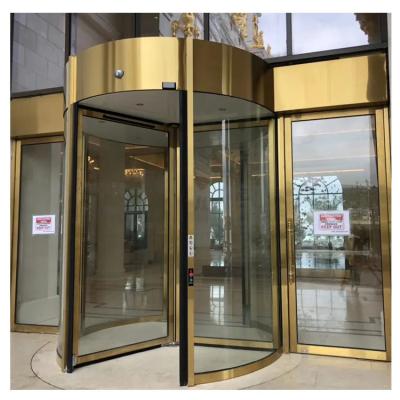 China Convenient and Automatic Revolving Door for Secure and Modern commercial  Building Access en venta