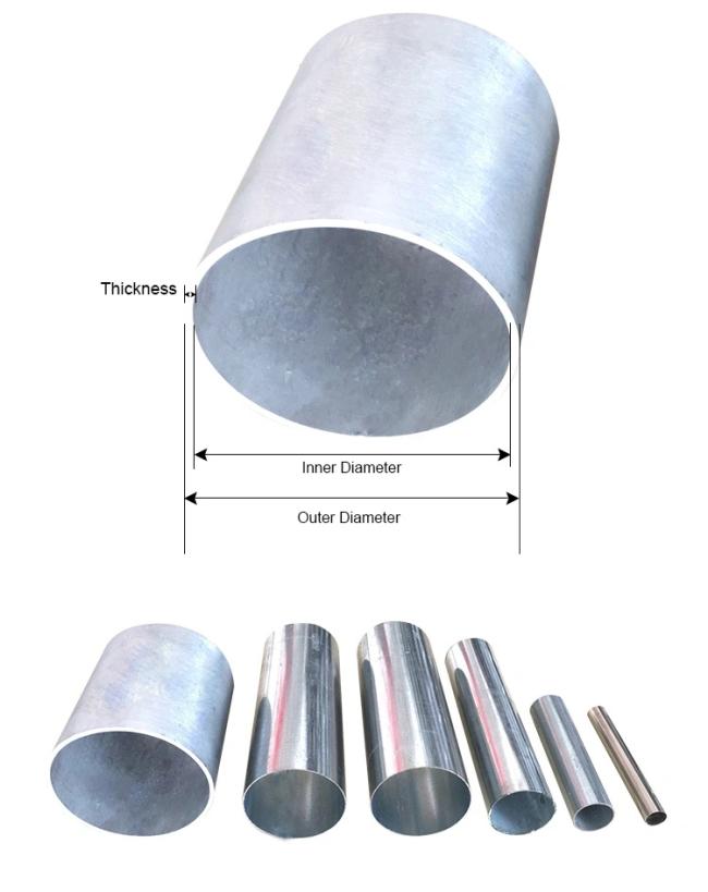 ERW or Seamless Steel Pipe Tube Sizes Manufacturing