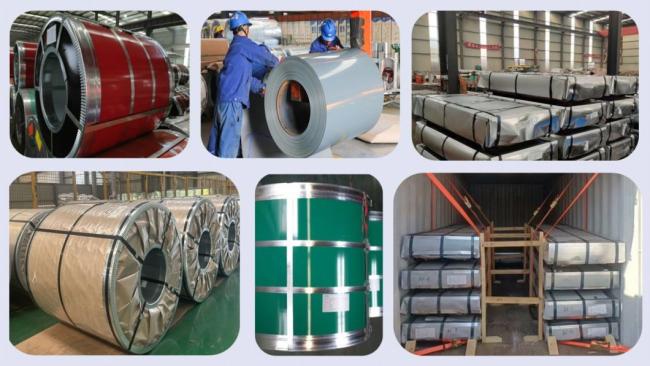 PPGI/PPGL Prepainted Galvanized/Galvalume/Aluzinc Steel Coil for Roofing Sheet