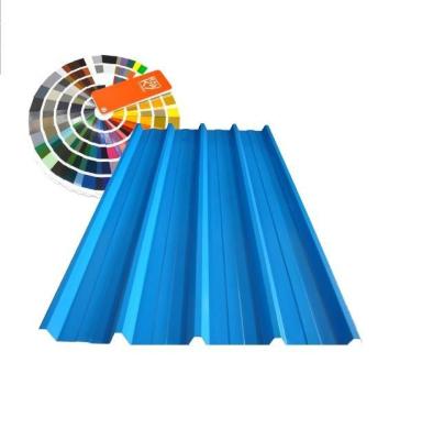 China Roofing Sheet Metal Roofs Coated Color Steel Sheet Corrugated Steel Sheet for Sale PPGL Roofing Sheets for sale