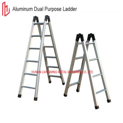 China Customized 6063 Aluminium Dual Purpose Ladder 100Kg Max Loading for sale