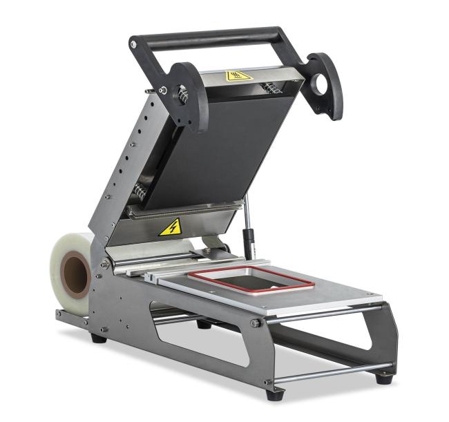 FR160A Manual Edge Cutting Sealer Machine front view