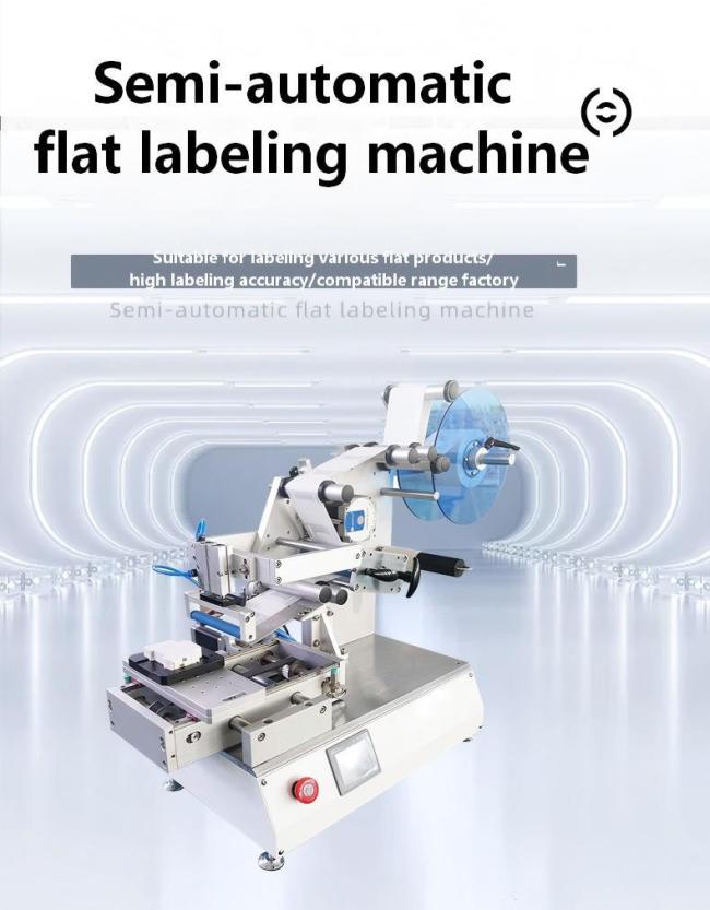 Wire folding labeling machine detailed component view