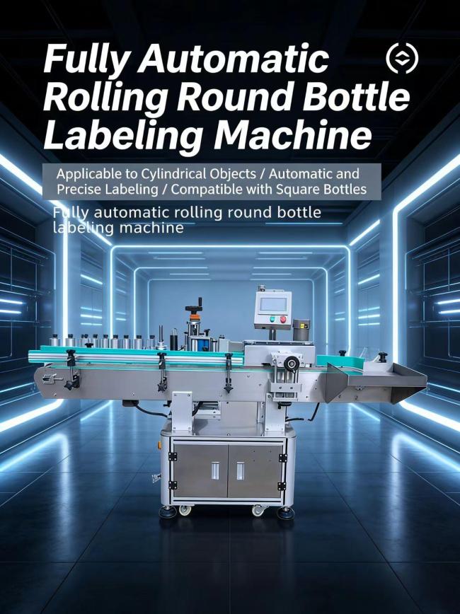 Wire folding labeling machine detailed component view