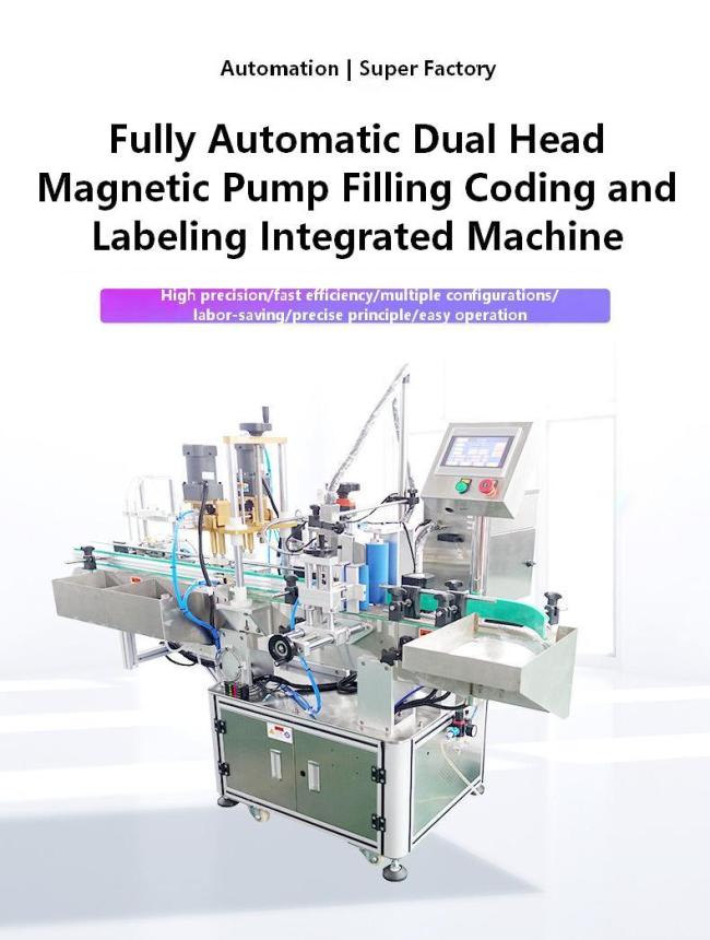 Wire folding labeling machine detailed component view