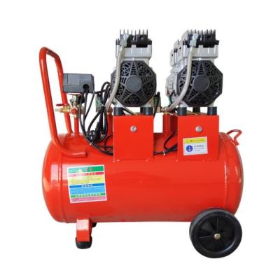 China 70dB Red Dual Piston Air Compressor 112MM Direct Driven Type for sale