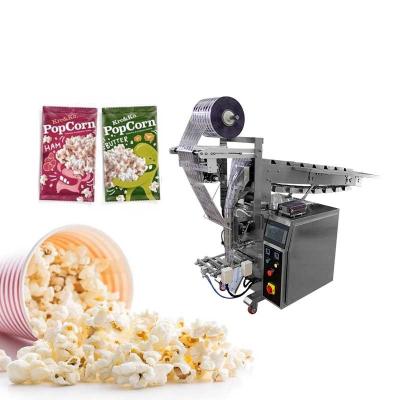 China Small Vertical Chain Bucket Popcorn VFFS Packing Machine With Nitrogen Semi Automatic for sale