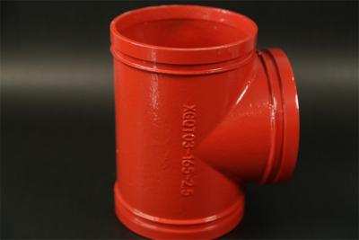 China WFZT Grooved Tee Fittings Leak Free Groove Coupling Pipe Fitting for sale