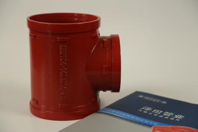 China Ductile Iron Grooved Tee Fast Delievery For Construction Machinery en venta
