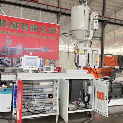 China Máquina de extrusión de tuberías de PE HDPE PP Máquina de extrusión de tornillo único personalizada ISO9001 en venta